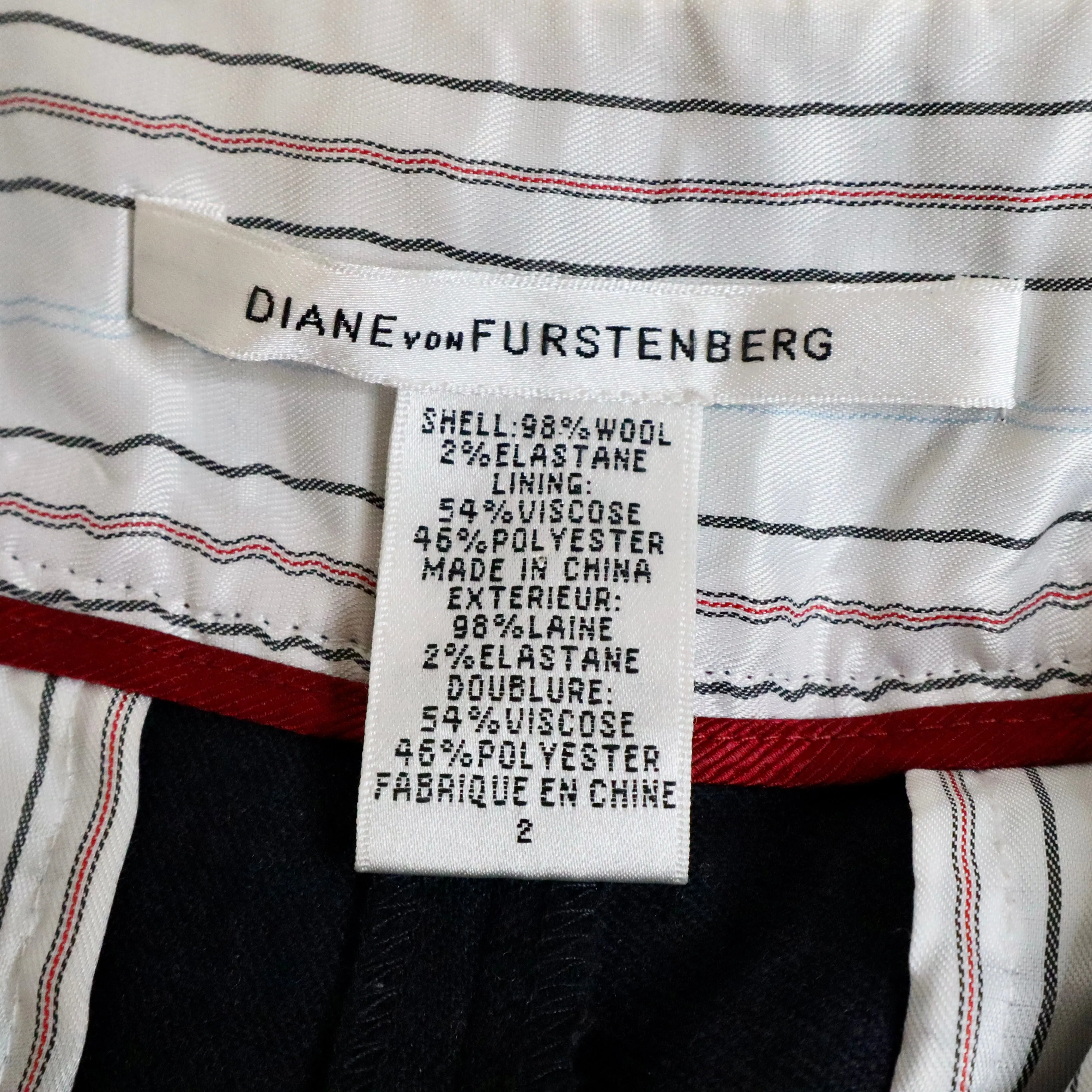 Y2K DIANE VON FURSTENBERG Trousers (S)
